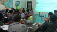 Rapat di BPJN XIV Palu, Dinas PUPRP Parigi Moutong Paparkan Sejumlah Kendala Penanganan DI Palasa