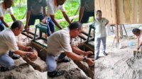 Dihadiri Wakil Ketua DPRD, Pembangunan Landasan Mesin Penggiling Padi Mini Milik Kelompok Usaha RELASI Berjalan Lancar