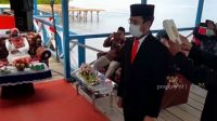Pelantikan dan Pengambilan Sumpah Zulfinasran Jadi Sekda Parigi Moutong