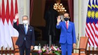 Presiden Jokowi Sambut Kunjungan Resmi PM Malaysia Muhyiddin Yassin di Istana Merdeka