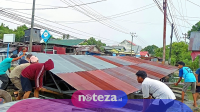 Sabtu Sore, Angin Kencang Menerjang Kota Parigi dan Sekitarnya