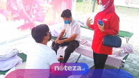 HUT ke-76, PMI Parigi Moutong Gelar Donor Darah dan Vaksin Gratis