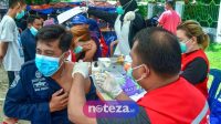 PMI Morut Gelar Vaksinasi Massal di Pasar Sentral Kolonodale