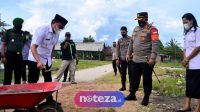 Secara Swadaya, Warga Lembontonara Bantu Pembangunan Polsek Mori Utara