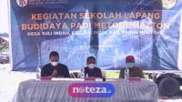 BI Sulteng Gelar Sekolah Lapang Budidaya Padi Metode Hazton di Balinggi