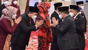Presiden Jokowi Lantik Komisioner KPU dan Bawaslu RI Periode 2022-2027