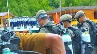 Meriahkan HUT RI ke-77, Pemda Gelar Upacara Bendera Dalam Air