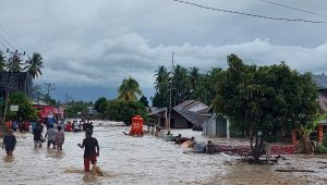 Sungai Torue Kembali Meluap, Sejumlah Titik Terendam Banjir
