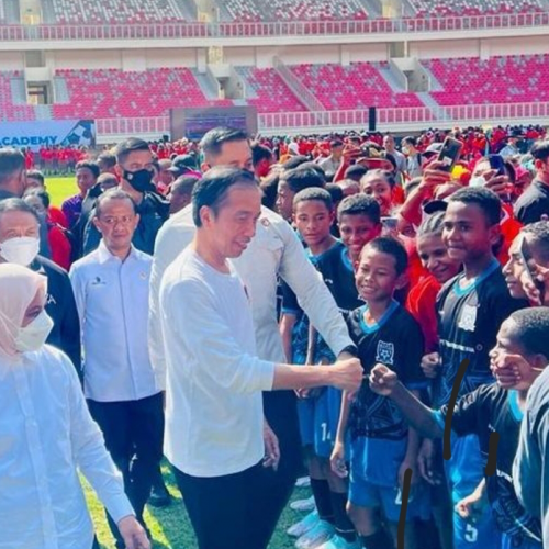 Presiden Jokowi Resmikan Papua Football Academy