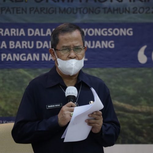 Melalui Reforma Agraria, Parigi Moutong Disiapkan Jadi Salah Satu Kawasan Pangan Nasional