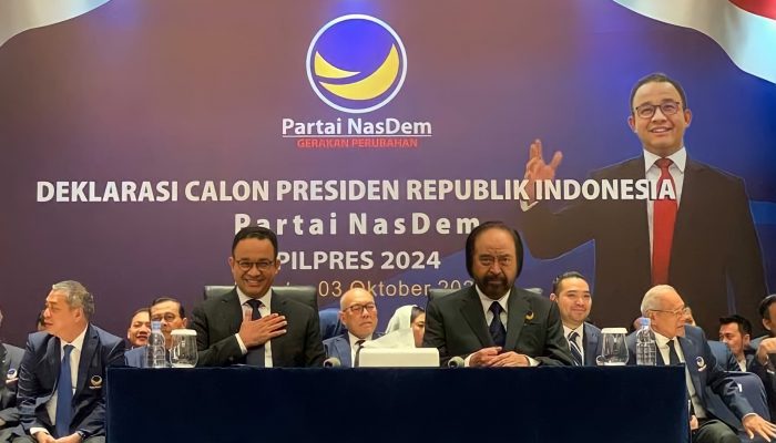 Jadi Capres, Partai Nasdem Beri Kuasa Anies Memilih Cawapres Pendampingnya