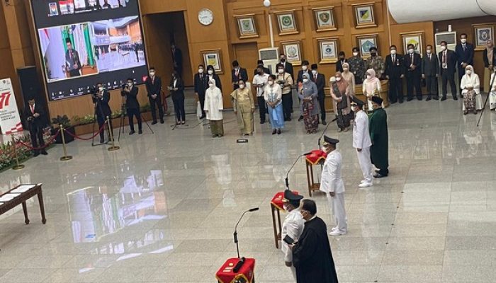 Heru Budi Hartono Resmi Dilantik Jadi Gubernur DKI Jakarta