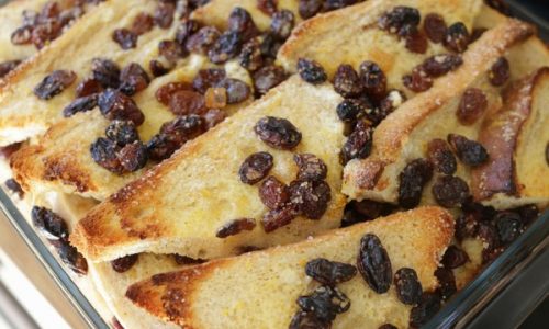 Resep Puding Roti Kismis yang Manis dan Lembut