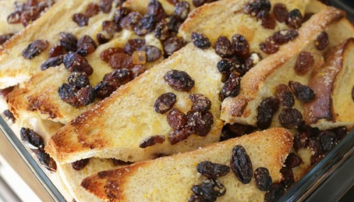 Resep Puding Roti Kismis yang Manis dan Lembut