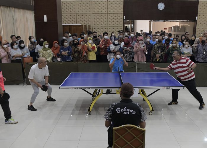 Setkab Gelar Turnamen Tenis Meja Memperingati Hari Sumpah Pemuda