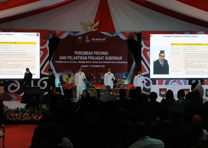 Menteri Dalam Negeri Resmikan 3 Provinsi Baru di Papua 