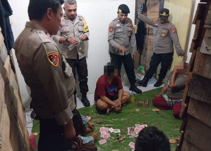 IRT di Luwuk Selatan Diamankan oleh Polisi Karna Main Judi
