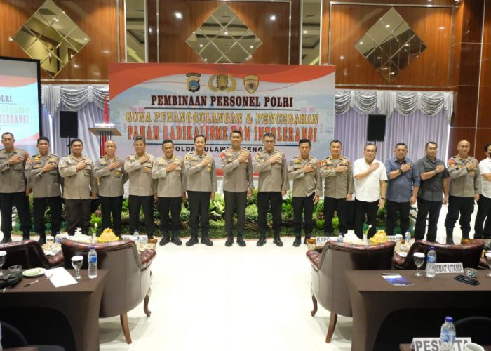Polda Sulteng Laksanakan Sosialisasi Penanggulangan, Pencegahan Radikalisme dan Intoleransi