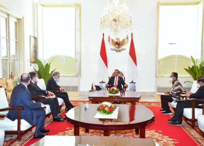 Presiden Jokowi Terima Kunjungan Delegasi Boeing International 