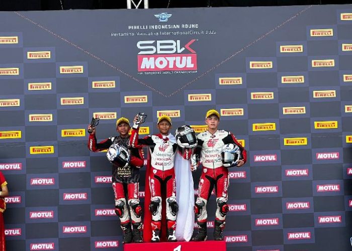 Veda Ega Pratama Borong Juara Race di Mandalika 