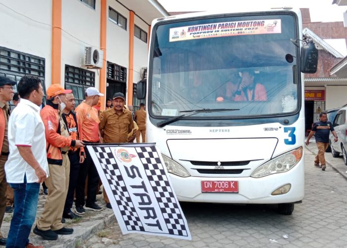 Wabup Lepas Secara Resmi Kontingen Porprov Parigi Moutong