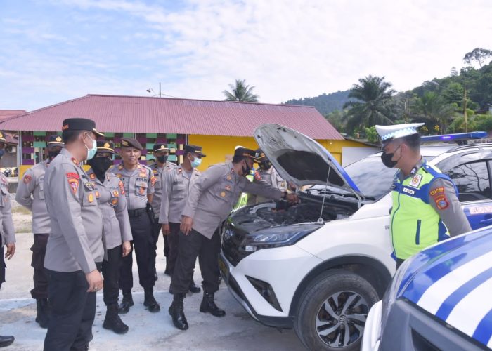 Polres Morowali Utara Gelar Pengecekan Randis Jelang Nataru