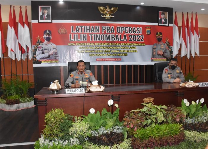 Satgaspam Nataru Diberikan Pembekalan Melalui Latpraops Lilin Tinombala 2022