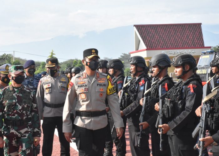Jelang Natal dan Tahun Baru, Polda Sulteng Gelar Pasukan Ops Lilin Tinombala 2022
