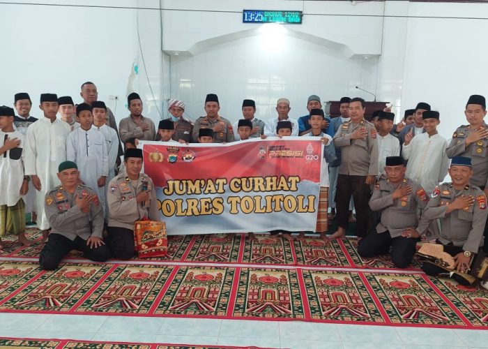 Jumat Curhat, Cara Kapolres Tolitoli Dengar Keluhan Masyarakat