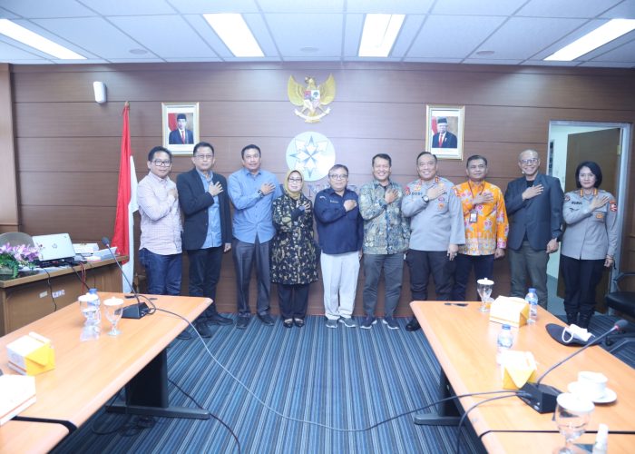 Polri, KPU, Bawaslu, KPI, PWI dan Dewan Pers Bertemu, Bahas Pencegahan Berita Hoax Jelang Pemilu 2024