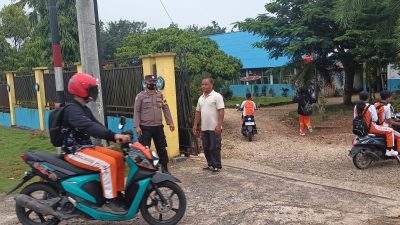 Antisipasi Isu Penculikan Anak, Polres Morowali Utara Gelar Patroli ke Sekolah-Sekolah yang Ada