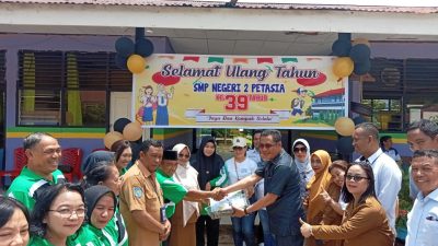 HUT ke-39 SMPN 2 Petasia, Ikatan Alumni Buat Kegiatan Nyata