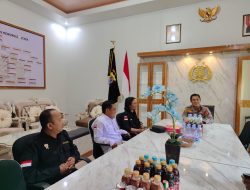 Kapolres Morowali Utara Sambut Hangat Kunjungan Bawaslu