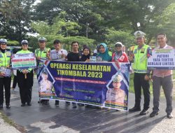 Satgas Ops Keselamatan Tinombala Kampanyekan Keselamatan Berlalu Lintas di CFD