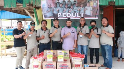 Jurnalis dan Bupati Morowali Utara Kunjungi Panti Asuhan Peringati Hari Pers Nasional