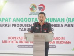 Rapat Anggota Tahunan (RAT) Koperasi Produsen RMP Indonesia Mandiri guna mewujudkan masyarakat berdaya dengan koperasi