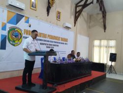 Sekretaris Daerah Kabupaten Parigi Moutong Zulfinasran SSTP MAP Buka Kegiatan Forum Lintas Perangkat Daerah Penyusunan Dokumen Rencana Kerja Pemerintah Daerah (RKPD) Kabupaten Parigi Moutong Tahun 2024