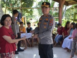 Polres Morowali Utara Bagikan Paket Sembako ke Panti Asuhan