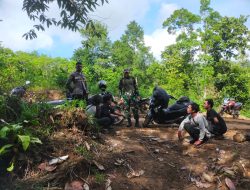 Sinergitas Bhabinkamtibmas dan Babinsa Desa Kolo Bawah  berikan imbauan jelang hari Buruh
