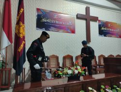 Brimob Sulteng Terjunkan Unit Jibom dan Unit KBR Gegana Sterilkan Gereja di Kota Palu