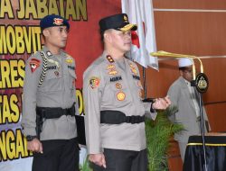 Awali Tugas, Kapolda Sulteng Pimpin Sertijab 4 PJU dan 2 Kapolres