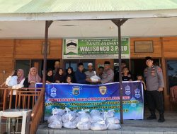Bakti Sosial Ramadhan, Polda Sulteng Bagikan 2000 Paket Sembako