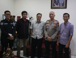 Perkuat Sinergitas, Kabidhumas Polda Sulteng Silaturahmi dengan Organisasi Media