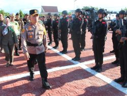 Pengamanan Idul Fitri 1444 H dimulai, Polda Sulteng laksanakan Gelar Pasukan Ops Ketupat Tinombala-2023