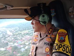 Pantau Arus Balik dengan Helikopter, Kapolda Sulteng Pastikan Jalur Aman dan Lancar