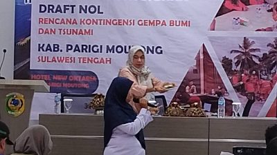 Workshop Penyusunan Draft Nol Rencana Kontigensi Bencana Gempa Bumi dan Tsunami di adakan di Parimo