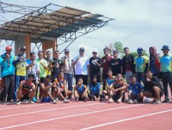 Faidul Keteng Beri Apresiasi Kepada Bupati Parimo di Cabor Atletik