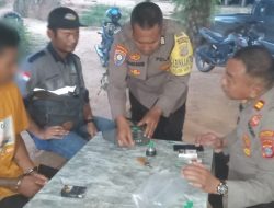 Polsek Mori Atas tangkap pelaku Narkoba dan sita 11 paket Shabu