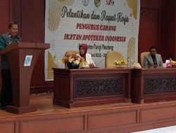 Wakil Bupati Parigi Moutong Hadiri Pelantikan Pengurus Cabang IAI Kabupaten Parigi Moutong