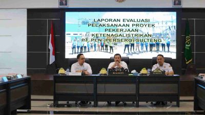 Evaluasi Pelaksanaan Proyek Ketenagalistrikan di Sulawesi Tengah Dilakukan oleh Kejaksaan Tinggi